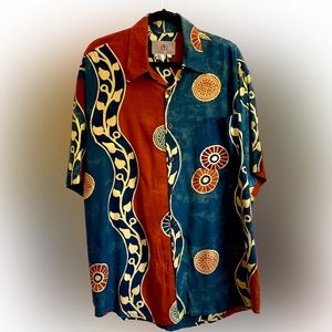 The Territory Ahead Multicolor Casual Button Down Shirt